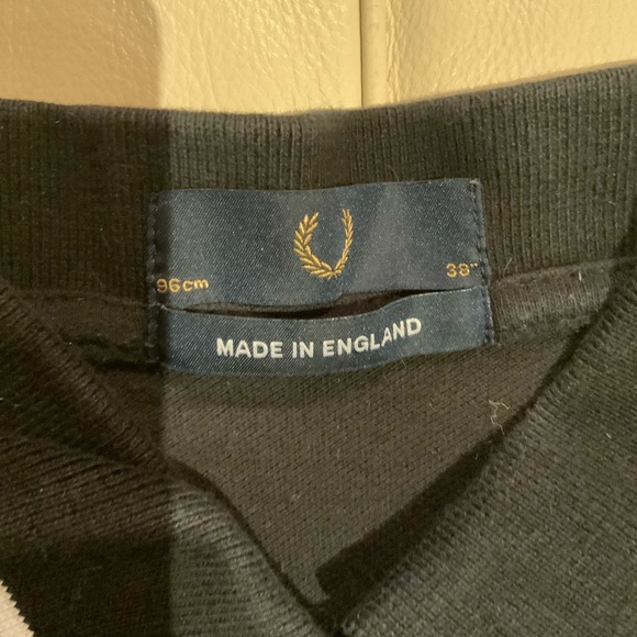 Black Fred Perry Shirt - Made In England - Picture 5 of 5